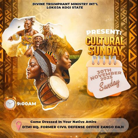 DTMI cultural service day, Divine Triumphant Ministry Int'l, Minna, 30 ...