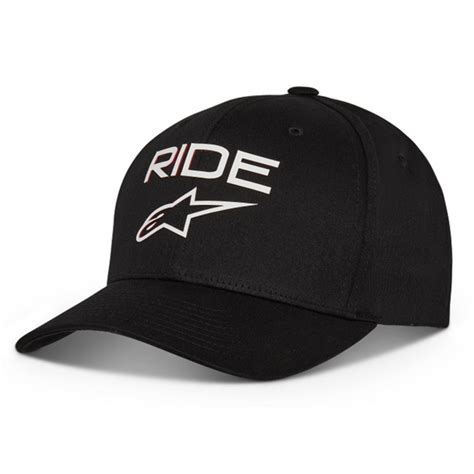 BONÉ ALPINESTARS RIDE TRANSFER – Preto e Branco – JR Speed Racing