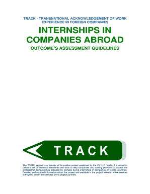 TRACK - TRANSNATIONAL ACKNOWLEDGEMENT OF WORK EXPERIENCE IN FOREIGN ...