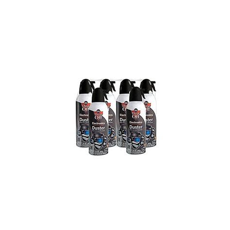 Buy Dust-Off Disposable Compressed Gas Duster, 10 oz Cans, 6 Pack ...