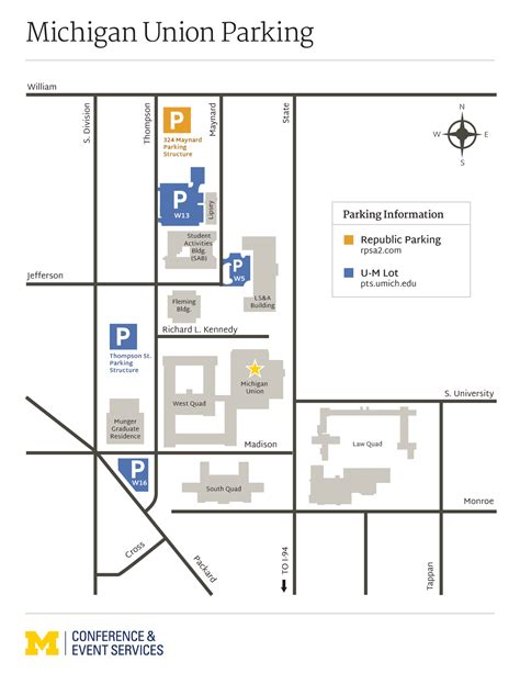 Campus Venue and Parking Maps — SHP Conference Site
