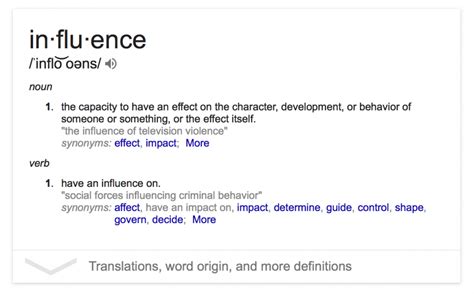 Define Influence 的图像结果