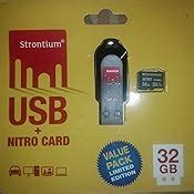 Amazon.in: Buy Strontium 32GB USB and 32GB Nitro MicroSD 85MBPS- Pack ...