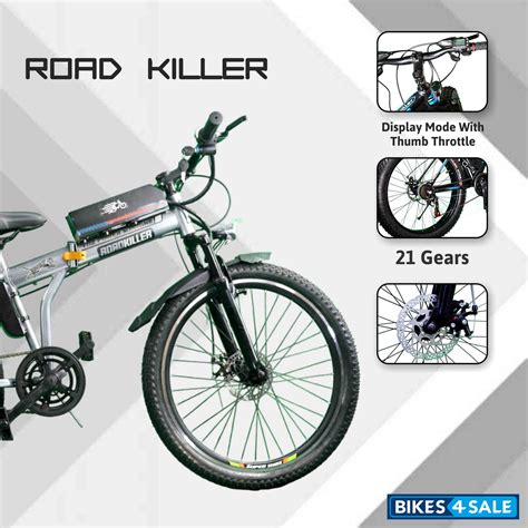 Elecson Roadkiller Folding Electric Bicycle price, colours, pictures ...