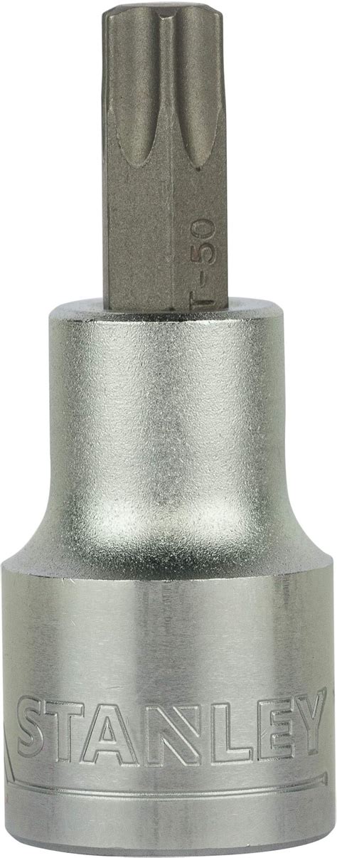 Stanley Stainless Steel Stmt73395-8B 1/2'' T50 Torx Bit Socket : Amazon ...