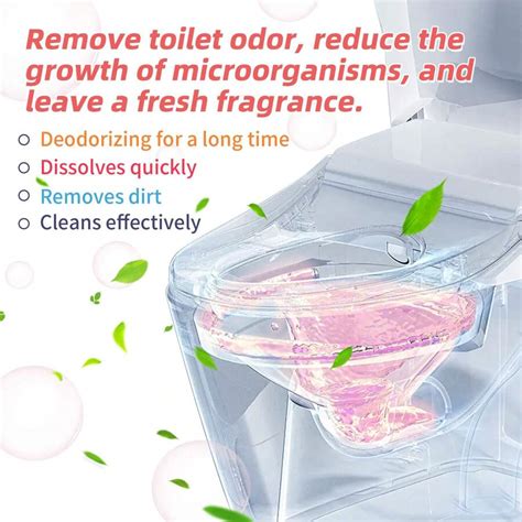 Jakehoe Toilet Effervescent Tablets Toilet Cleaner To Clean Odor Yellow ...