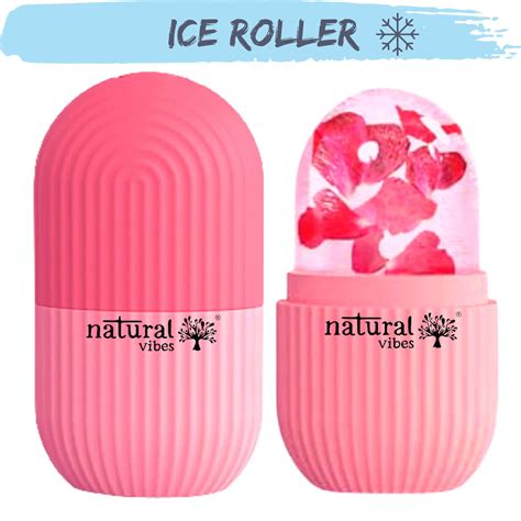 Buy NATURAL VIBES ICE FACIAL ROLLER FOR FACE, NECK AND UNDER EYE Online ...