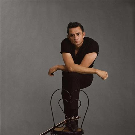 Johnny Cash Standing Portrait with Arms folded, Photo Studio, Los ...