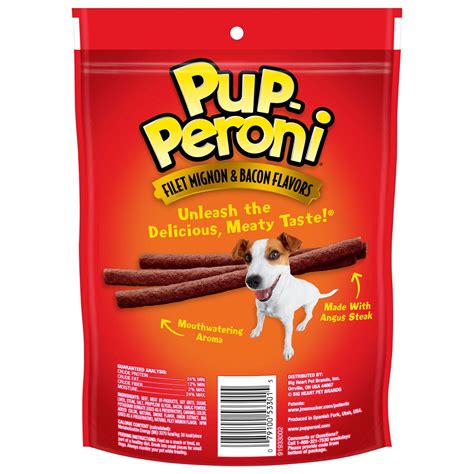 Buy Pup-Peroni Filet Mignon & Bacon Flavors Dog Snacks, 5.6-Ounce Bag ...