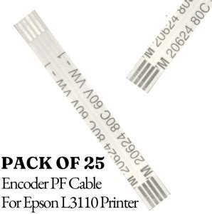 jaiswal Encoder PF Cable For Epson L3110 Printer (Pack of 25 Pcs) Grey ...