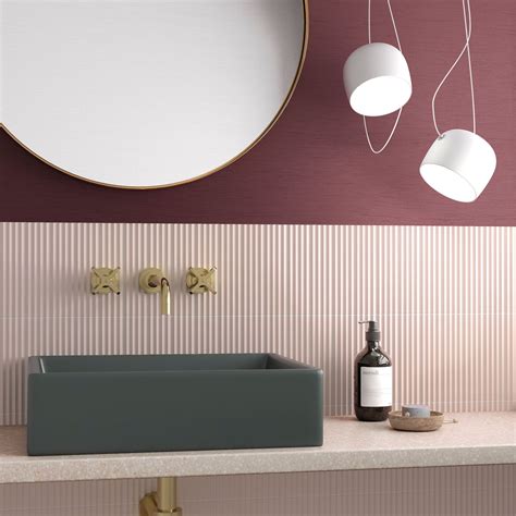 Pink Bathroom Tiles Underground Pink Tiles 10x30cm | Tile Warehouse