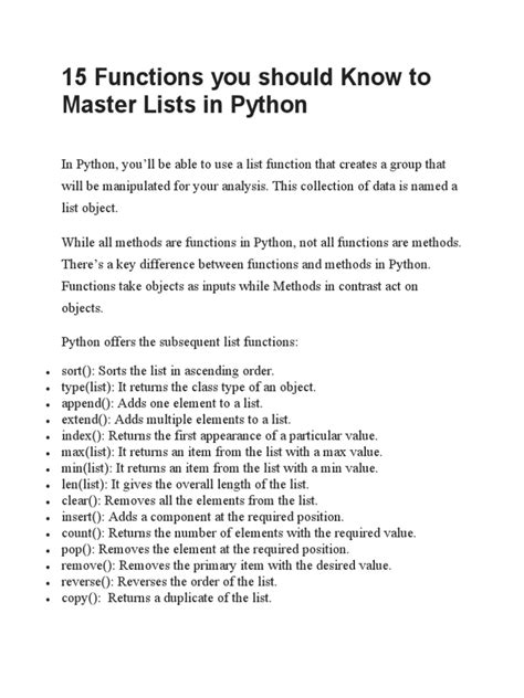 Python 2.7 List Functions 的图像结果