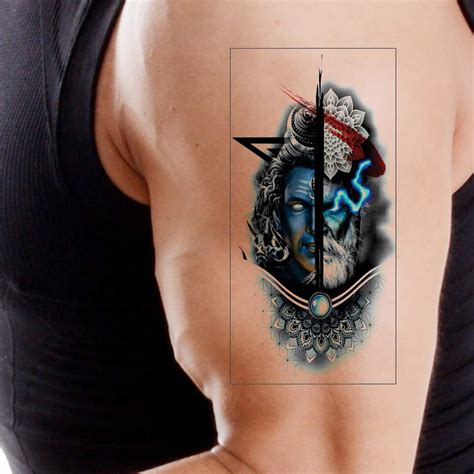 Voorkoms Shiva Tattoo Men Women Waterproof Temporary Body Tattoo ...