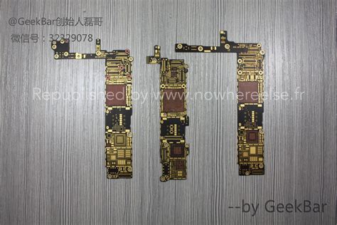 Bare Logic Boards for 4.7-Inch and 5.5-Inch iPhone 6 Compared in New ...