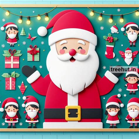 Santa Claus Bulletin Board and Classroom Activity Ideas for Elementary ...