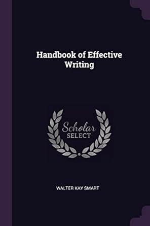 Buy Handbook of Effective Writing Book Online at Low Prices in India ...