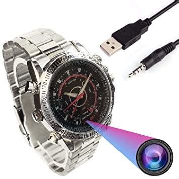 Buy Spy Mission Spy Camera Wrist Watch Hidden Video/Audio Recording ...