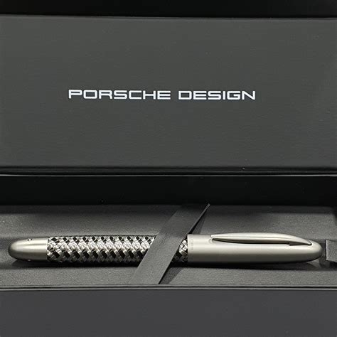 Porsche Design TecFlex Steel/Black Fountain Pen