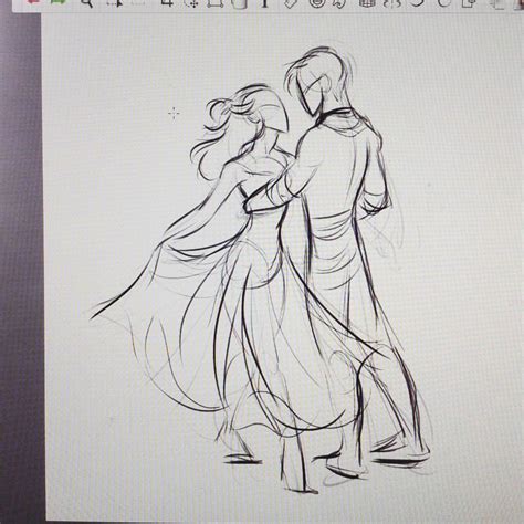 Yenthe Joline Art Blog | Romantic couple pencil sketches, Dancing ...