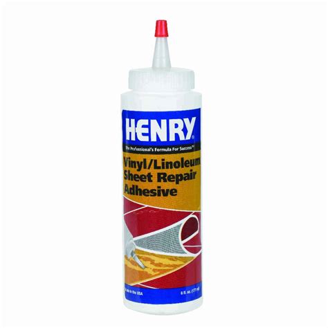 Henry Vinyl and Linoleum Floor Repair Adhesive, 6 Ounce Bottle ...
