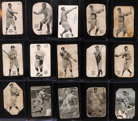 Lot Detail - Lot of (15) 1923-1924 Zeenut Pacific Coast League Baseball ...