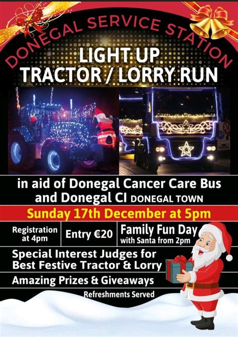 Donegal Service Station Light Up Tractor & Lorry Run , Donegal Service ...