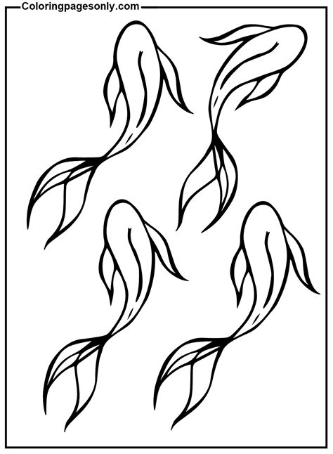 Koi Fish Outline