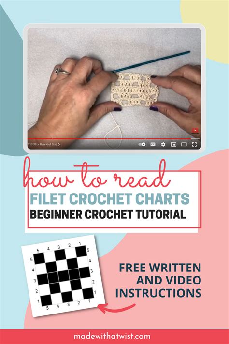 Basic Filet Crochet 的图像结果