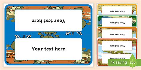 Editable Australian Art Desk Labels (teacher made) - Twinkl