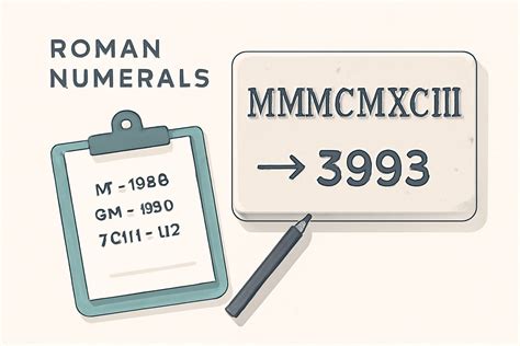 Roman Numerals: 2025