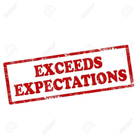 Image result for Exceeds Expectations