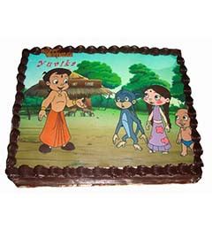 Send Online 1Kg yummy Chotta Bheem Cartoon Cake Order Delivery ...