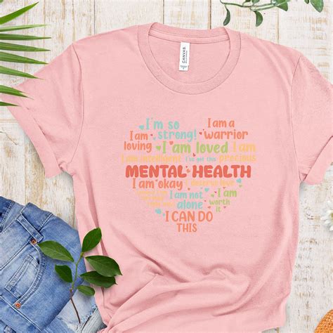 Mental Health Awareness, Positive Shirt, Mental Health Matters Shirt ...
