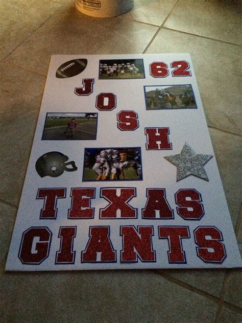 Poster Ideas For Homecoming Football Game