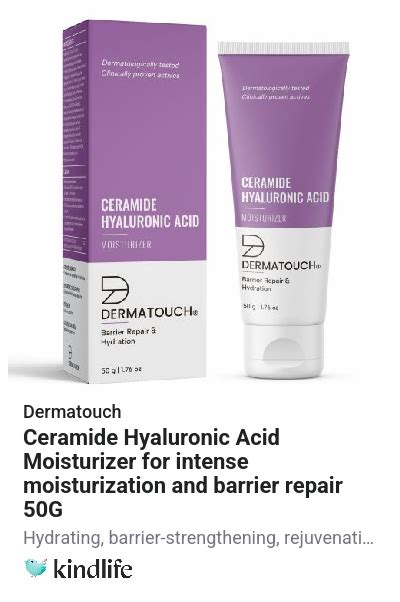 Buy Dermatouch Ceramide Hyaluronic Acid Moisturizer for intense...