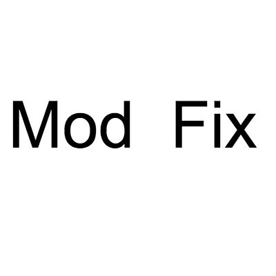 Text Mod Fix 的图像结果