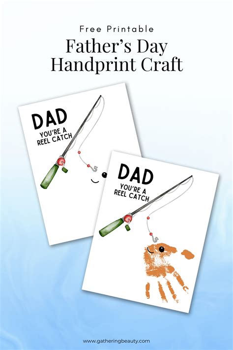 Father's Day Handprint Art Craft — Gathering Beauty