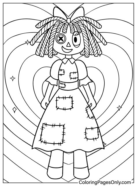 Digital Circus Coloring Pages Ragatha