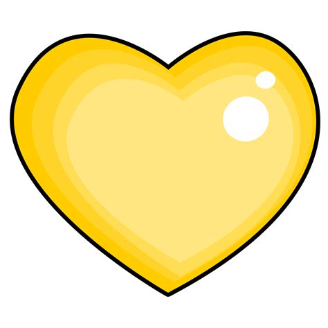 Heart Color Yellow