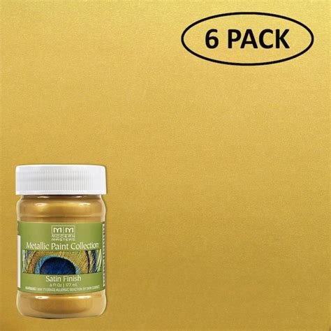Modern Masters Metallic Paint Collection 6-Pack Rich Gold Water-based ...