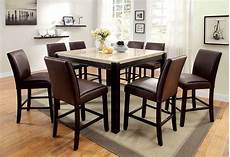 Bar Height Dining Room Sets by Gladstone Ii Marble Top Counter Height Dining Room Set Bar Height Dining Room Sets