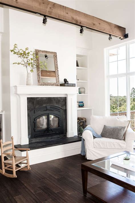 9+ Beautiful Dark Wood Floors White Walls Gallery | White walls living ...