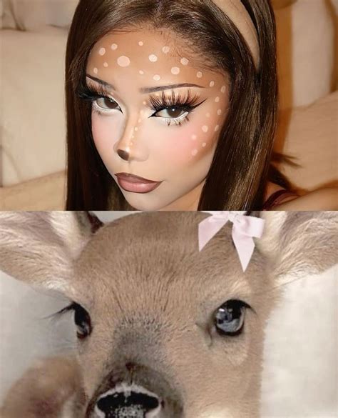 Pin by Maxime on Costume in 2025 | Deer makeup, Halloween costumes ...