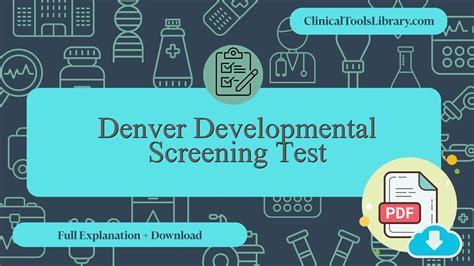 Denver Developmental Screening Test - Complete Explanation + PDF ...