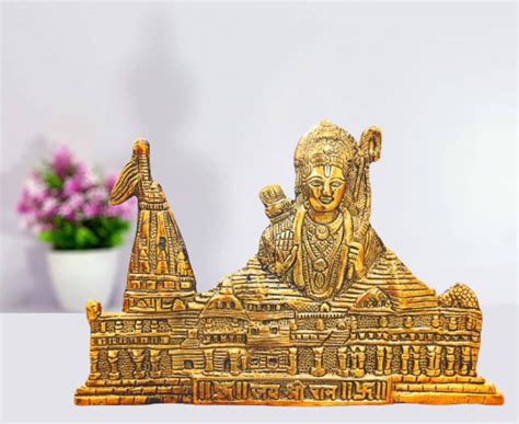 Cristavista Ram Mandir Ayodhya Model - Oxidize Metal Shree Ram ...