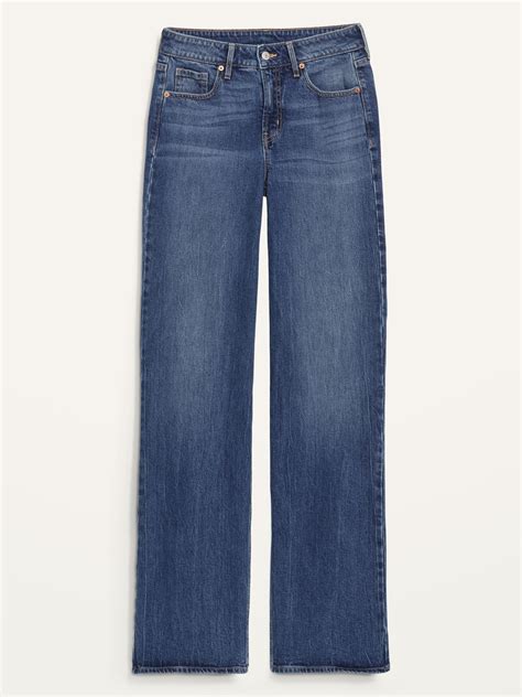 Mid-Rise Wide-Leg Jeans | Old Navy