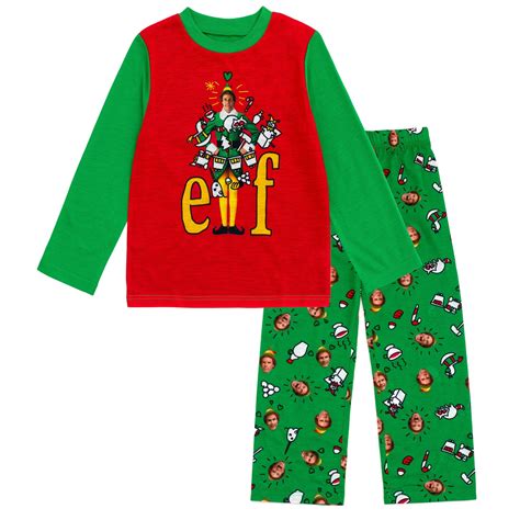 Elf Buddy the Elf Christmas Pajama Shirt and Pants Little Kid to Big ...