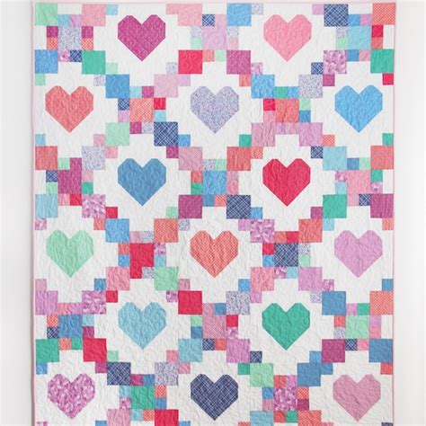 Image result for Exploding Heart Quilt Pattern Kit