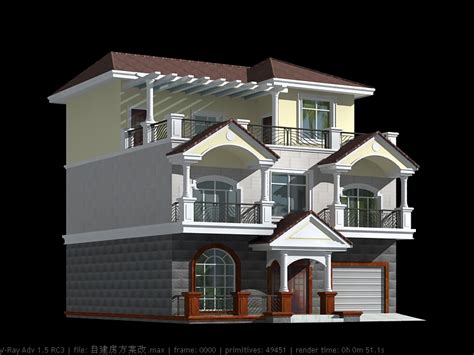 新农村小开间三层楼房设计图，占地100平米左右_三层别墅设计图_图纸之家