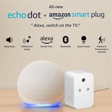 Amazon Echo Dot (5th Gen) | Smart speaker with Bigger sound, Motion ...
